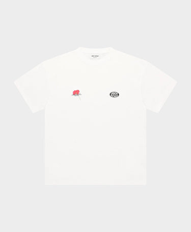 T-SHIRT HOMME PINK POPPY BLANC BLANC