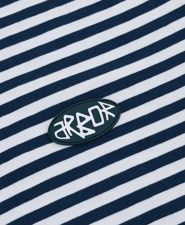 T-SHIRT HOMME STRIPED ML BLANC BLANC