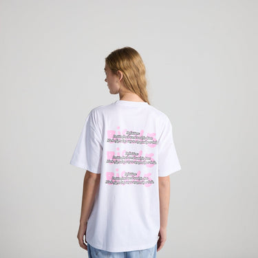 T-SHIRT HOMME BODY LANGUAGE BLANC BLANC