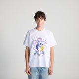 T-SHIRT HOMME PAL 4 LIFE BLANC BLANC