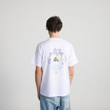 T-SHIRT HOMME PAL 4 LIFE BLANC BLANC