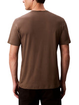 T-SHIRT HOMME MARRON MARRON