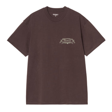 T-SHIRT HOMME CHEZ WIP MARRON MARRON