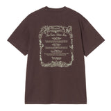 T-SHIRT HOMME CHEZ WIP MARRON MARRON