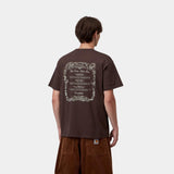 T-SHIRT HOMME CHEZ WIP MARRON MARRON