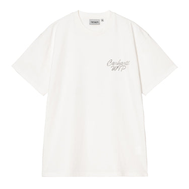 T-SHIRT HOMME HATCHING SCRIPT BEIGE BEIGE