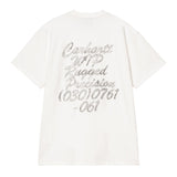 T-SHIRT HOMME HATCHING SCRIPT BEIGE BEIGE