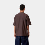 T-SHIRT HOMME OG LOOSE POCKET MARRON MARRON