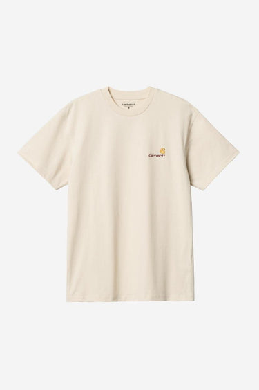 T-SHIRT HOMME AMERICAN SCRIPT BEIGE BEIGE