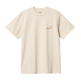 T-SHIRT HOMME AMERICAN SCRIPT BEIGE BEIGE