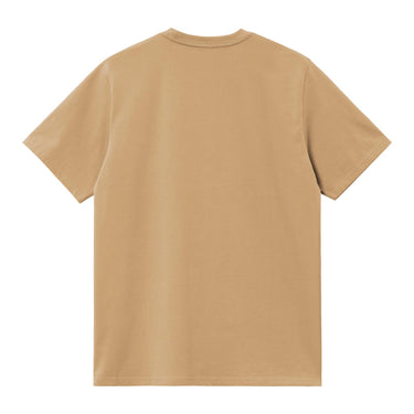 T-SHIRT HOMME AMERICAN SCRIPT MARRON MARRON