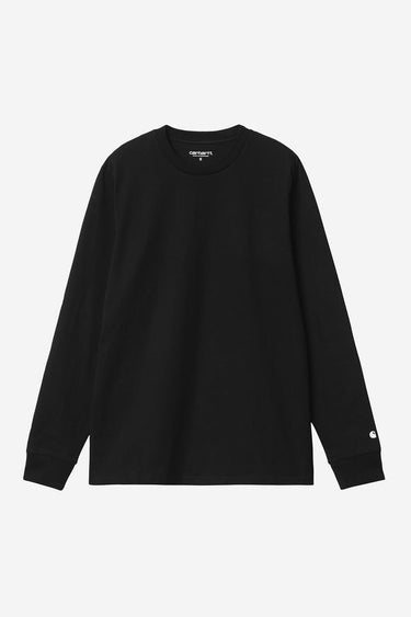 T-SHIRT HOMME BASE LS NOIR NOIR