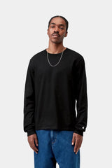 T-SHIRT HOMME BASE LS NOIR NOIR