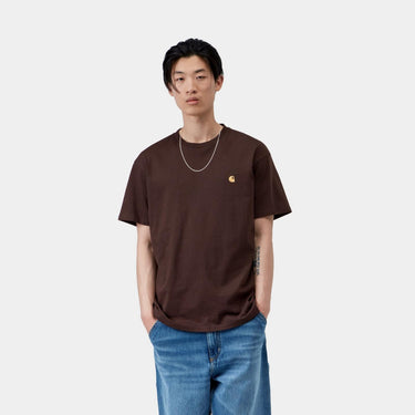 T-SHIRT HOMME CHASE MARRON MARRON
