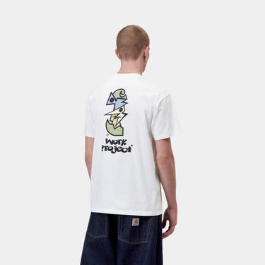 T-SHIRT HOMME CUBIST BLANC BLANC