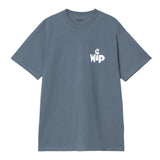 T-SHIRT HOMME CUTOUT BLEU BLEU