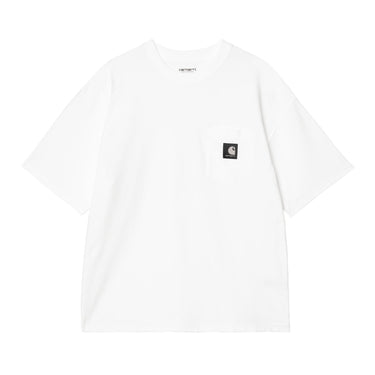 T-SHIRT HOMME OG LOOSE POCKET BLANC BLANC