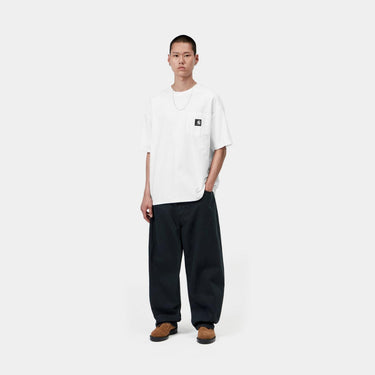 T-SHIRT HOMME OG LOOSE POCKET BLANC BLANC