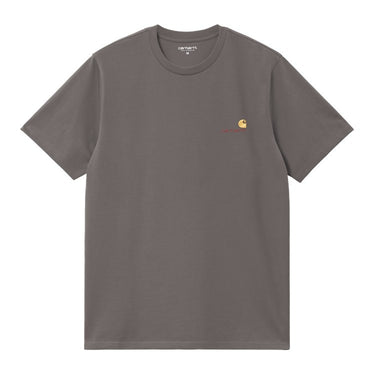 T-SHIRT HOMME S/S AMERICAN SCRIPT ANTHRACITE ANTHRACITE