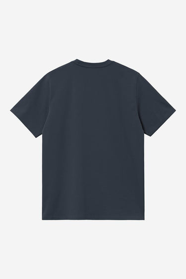 T-SHIRT HOMME S/S AMERICAN SCRIPT BLEU MER BLEU MER