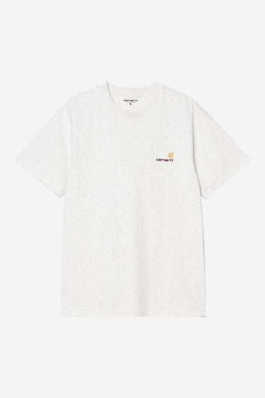 T-SHIRT HOMME S/S AMERICAN SCRIPT GRIS CLAIR GRIS CLAIR