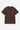 T-SHIRT HOMME S/S AMERICAN SCRIPT MARRON MARRON