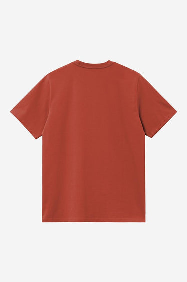 T-SHIRT HOMME S/S AMERICAN SCRIPT ROUGE ROUGE