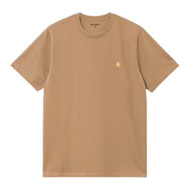 T-SHIRT HOMME S/S CHASE CAMEL CAMEL