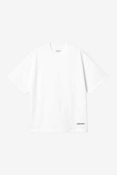 T-SHIRT HOMME S/S LINK SCRIPT BLANC BLANC