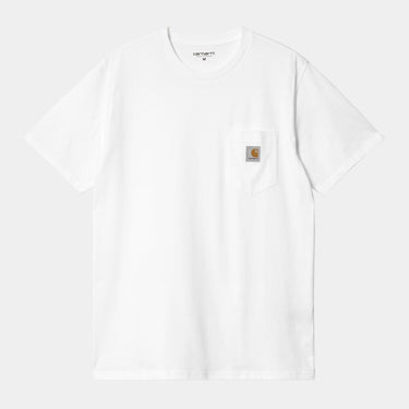T-SHIRT HOMME S/S POCKET BLANC BLANC