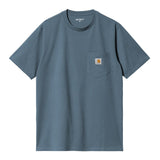 T-SHIRT HOMME S/S POCKET BLEU BLEU
