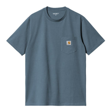 T-SHIRT HOMME S/S POCKET BLEU BLEU