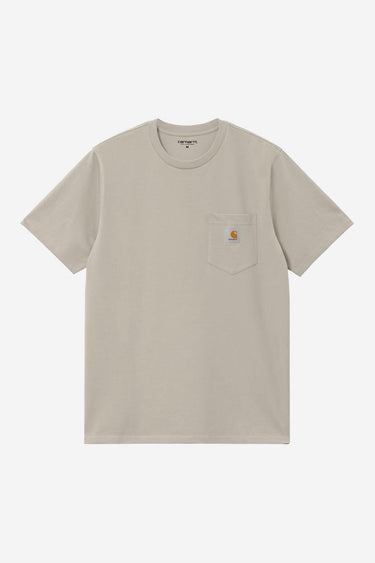 T-SHIRT HOMME S/S POCKET GRIS GRIS