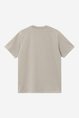 T-SHIRT HOMME S/S POCKET GRIS GRIS