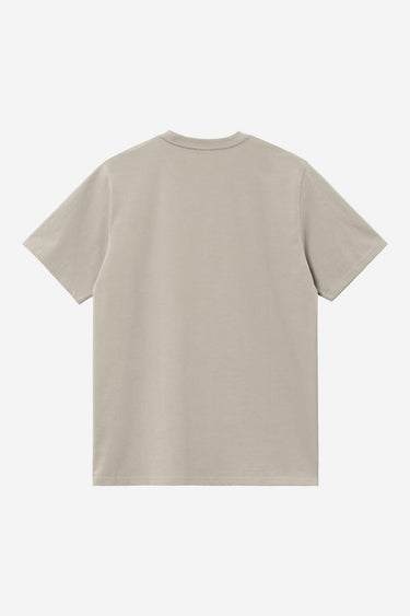 T-SHIRT HOMME S/S POCKET GRIS GRIS