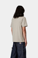 T-SHIRT HOMME S/S POCKET GRIS GRIS