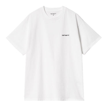 T-SHIRT HOMME S/S SCRIPT EMBROIDER BLANC BLANC