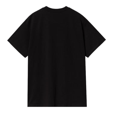 T-SHIRT HOMME S/S SCRIPT EMBROIDER NOIR NOIR