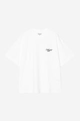 T-SHIRT HOMME S/S SIGNATURE SCRIPT BLANC BLANC