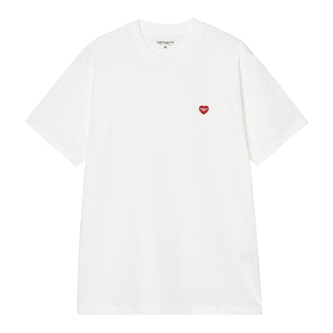 T-SHIRT HOMME SMALL HEART BLANC BLANC