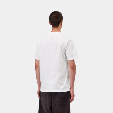 T-SHIRT HOMME SMALL HEART BLANC BLANC