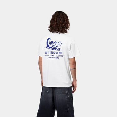 T-SHIRT HOMME WAVES BLANC BLANC