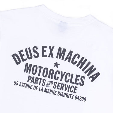 T-SHIRT HOMME BIARRITZ ADDRESS BLANC BLANC