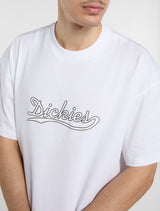 T-SHIRT HOMME LOOSE WAVE BLANC BLANC