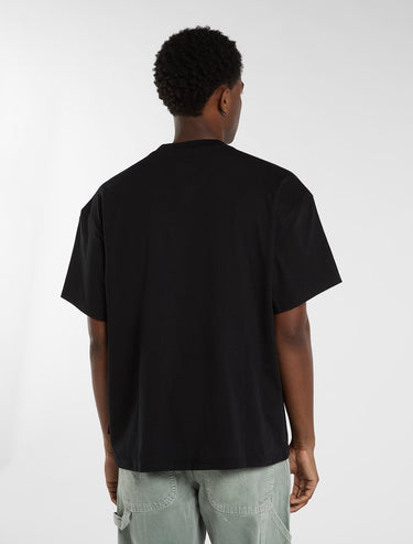 T-SHIRT HOMME LOOSE WAVE NOIR NOIR