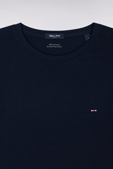 T-SHIRT HOMME LOGO COL ROND MARINE MARINE