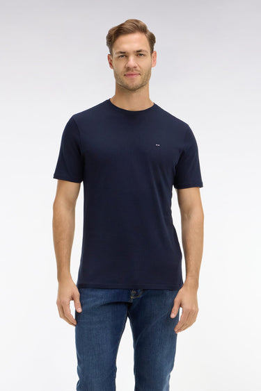 T-SHIRT HOMME LOGO COL ROND MARINE MARINE