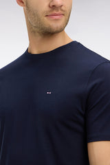 T-SHIRT HOMME LOGO COL ROND MARINE MARINE