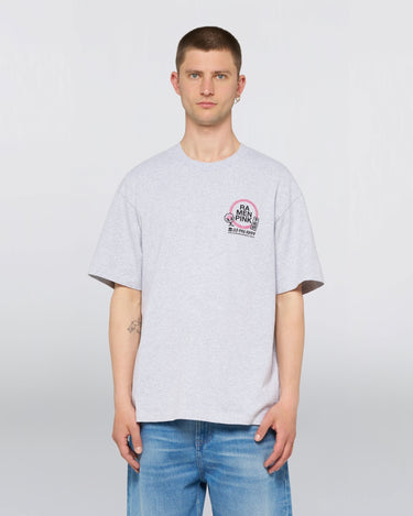 T-SHIRT HOMME RAMEN PINK GRIS GRIS