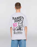 T-SHIRT HOMME RAMEN PINK GRIS GRIS